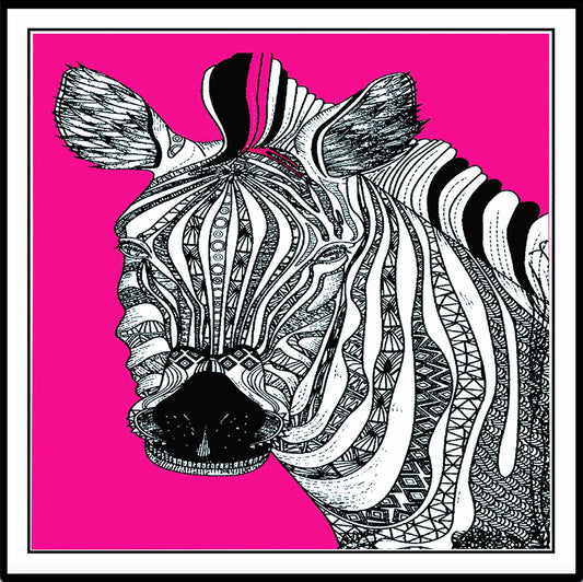 Zebra Wall Art Print