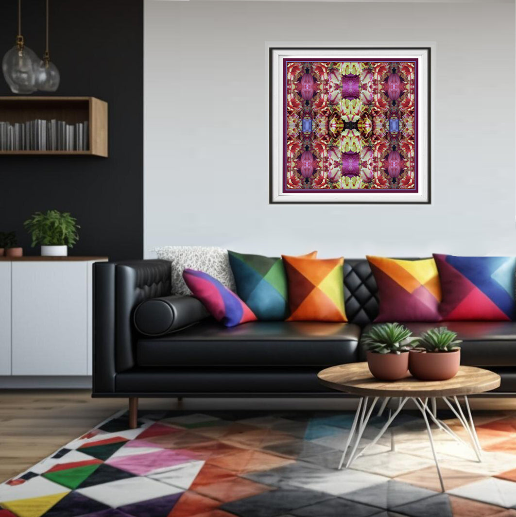Tulips Pink Wall Art Print