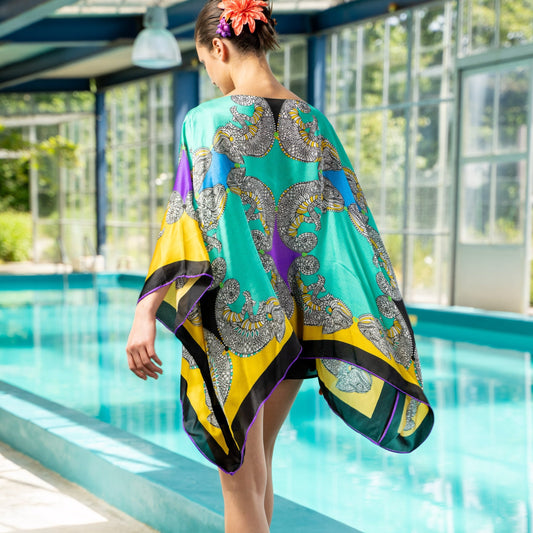 Chameleon Silk Evening Top