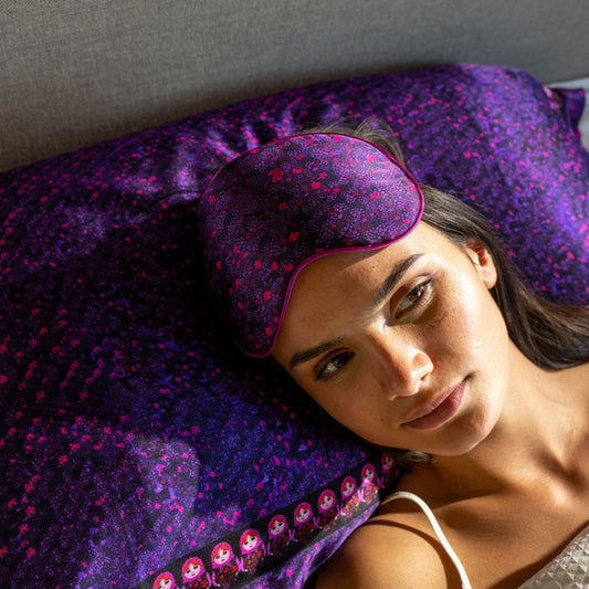 Dolls Silk Pillow Case & Eye Mask