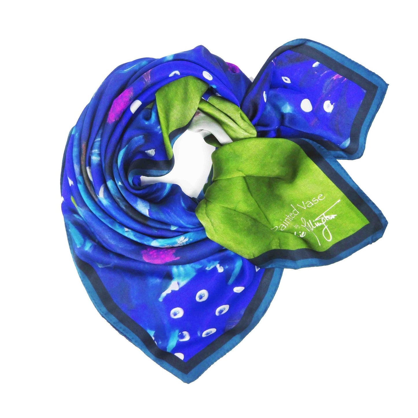 Blue Vase Silk Scarf