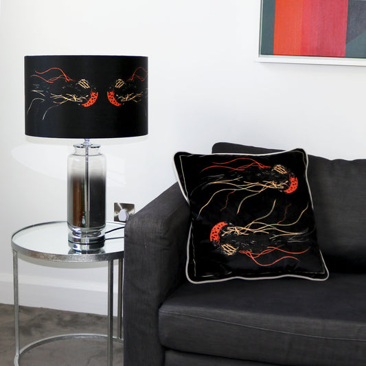 Jellyfish Silk Lampshade