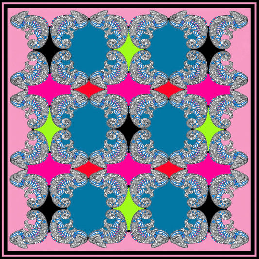 Chameleon Pink Wall Art Print